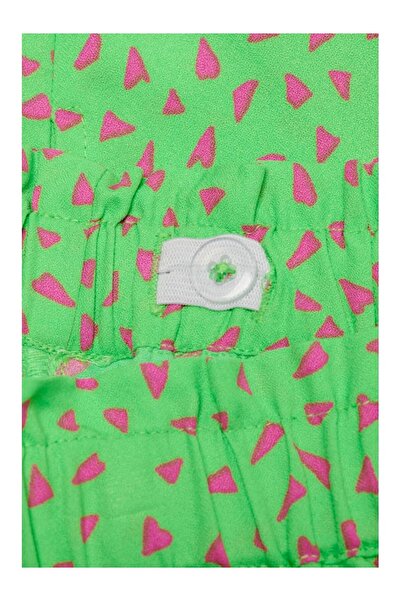 ONLY KOGLINO AOP PAPERBAG SHORTS PTM Жіночі зелені шорти - 15296852