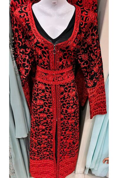 FAKHM AL SAWAR Arni embroidered jalabiya, luxurious