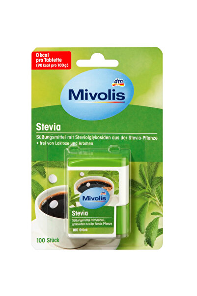 mivolis “Mivolis Stevia Tabletten 100 adet – Kalorisiz Tatlandırıcı Sakarin T...