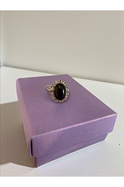 Taş-Mir خاتم من حجر العقيق الطبيعي قابل للتعديل