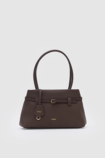 OGGO Suvea Brown Genuine Leather Shoulder Bag