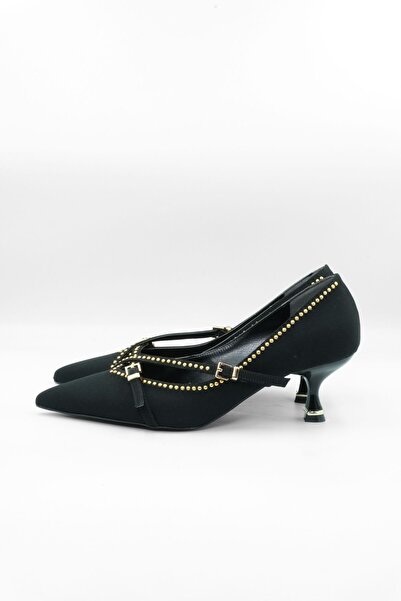 MEDUSA SHOES Zımbalı Topuklu Ayakkabı