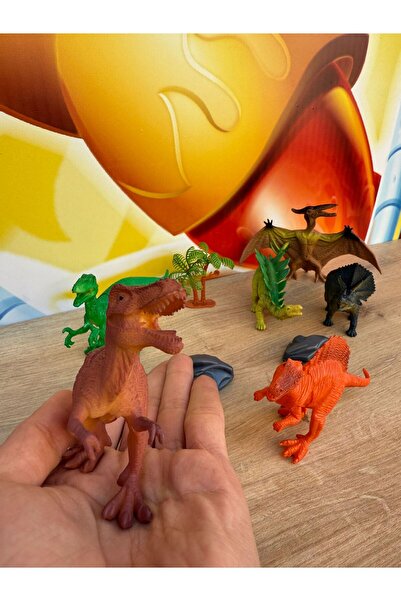 scntoys Oyuncak Dinazor Hayvan Seti Dinazorlar Oyuncak Hayvan Dinazor 9'Lu Set