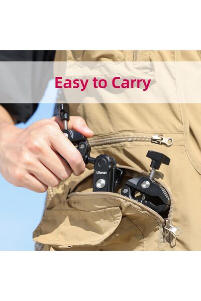 ulanzi Super Clamp Double Camera Clamp with 1/4" Adapter (CO17)