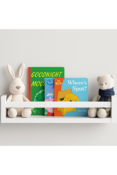 Deisor 1pcs Etajera carti Montessori din lemn - 45 cm