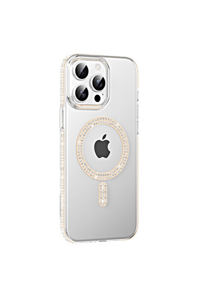 ceppark غطاء آيفون 15 برو من آرت جوكو بتصميم ماجسيف - وردي لاب