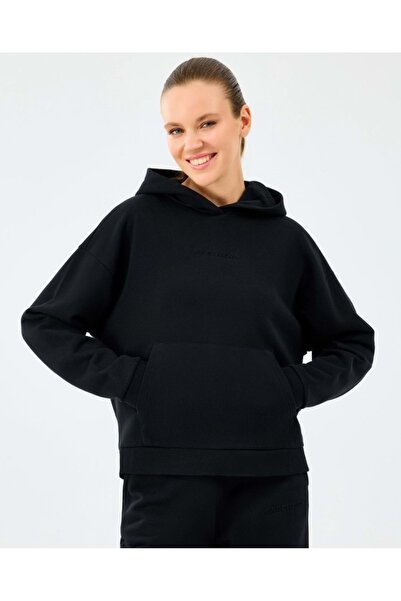 SKECHERS W Essential Hoodie Sweatshirt S2610013 Women's Hooded Sweatshirt Black