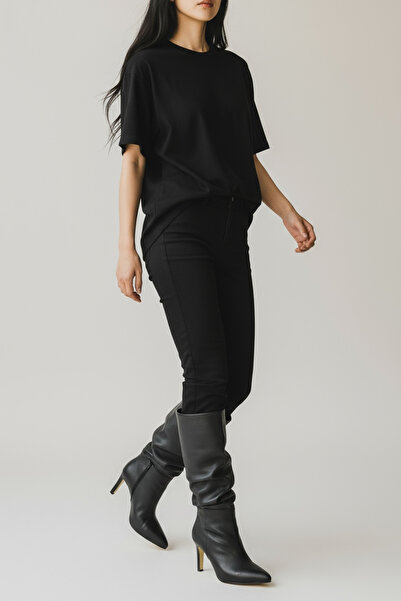 Zen Kadın Büzgülü Yarım Çizme