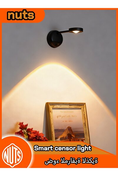 me-nimal Rechargeable Motion Sensor Night Light: Dimmable, 3 Colors, 360° Rotation for Wall/Stairs/Closet