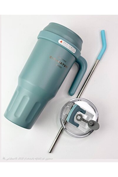 SITARAYURI Sitarayori 1500ml Thermal Travel Mug with Handle and Airtight Lid HZ037