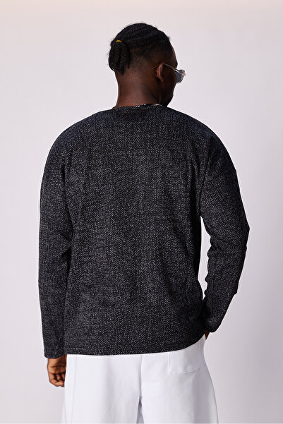 Superbluemexico Μπλουζάκι με μακρυμάνικο σχέδιο ζακάρ unisex