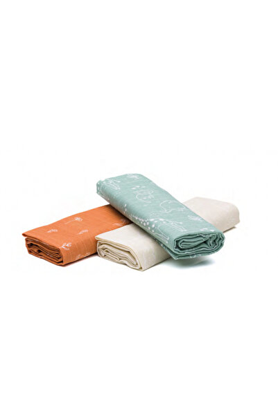 Fillikid Pânze de muselină, set 3, 75x75 cm, model