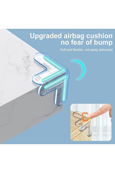 KASTWAVE Corner Protector, 8 Pcs Table Edge Safety Bumpers, Baby Proof Furniture Corner Protectors,