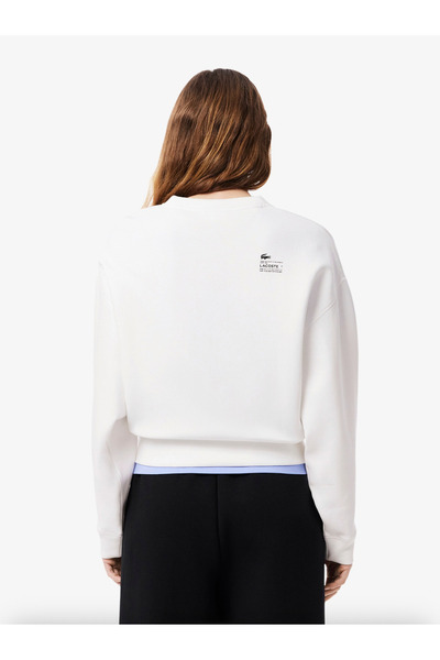 Lacoste Oversized Cotton Sweatshirt