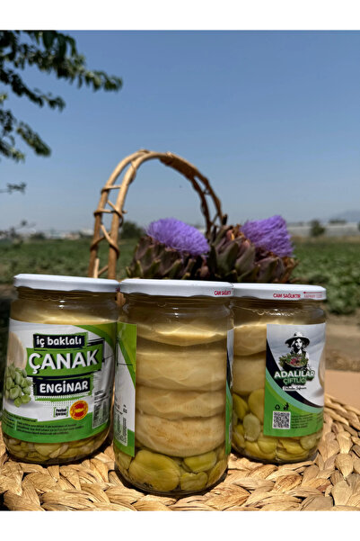 Enginar Mevsimi 5'li İç Baklalı Çanak Enginar Konservesi | 660cc