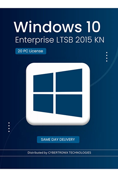 MICROSOFT Windows 10 Enterprise LTSB 2015 KN | 20 PC License | Digital License | SAME DAY DELIVERY
