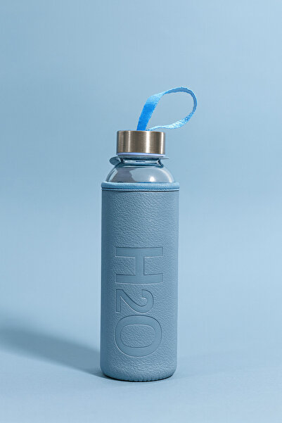 Fhilli H2O Glass Flask with Leather Case 500 ml