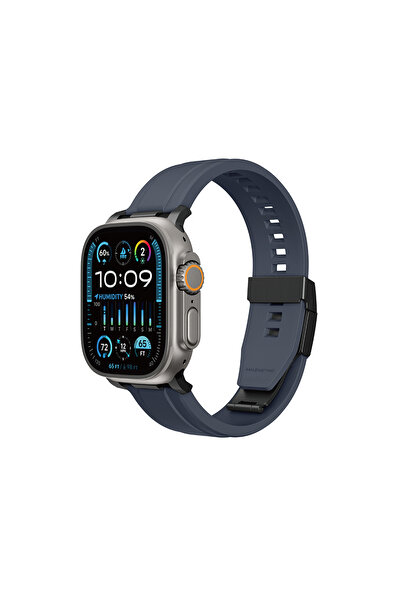 Lopard Apple Watch Ultra 1-2-3 49mm Band Titan Chrono Magnetic Silicone Band