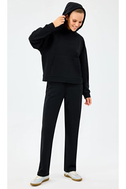 SKECHERS W Essential Hoodie Sweatshirt S2610013 Women's Hooded Sweatshirt Black