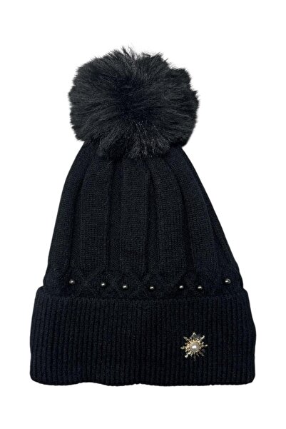 Benittokids Suyutti Women's Pom-Pom Knitted Beanie