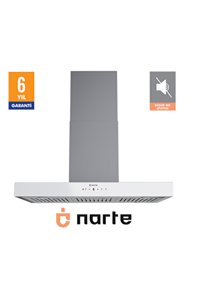 NARTE -HI30190W 90 CM BEYAZ ADA TİPİ DAVLUMBAZ -6 YIL GARANTİLİ -YÜKSEK