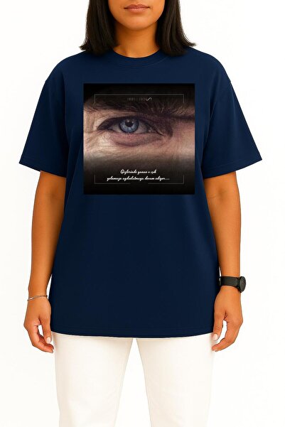 Bahriyeli Collection Oversized November 10Th Ataturk Chest Design Unisex T-Shirt