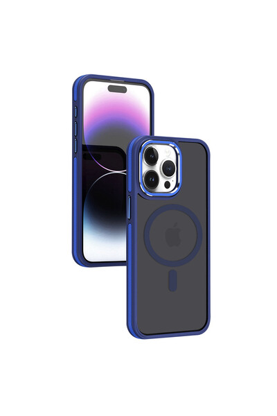 ceppark غطاء جوكو ايفون 15 برو ماكس وينر ماجسيف - أزرق داكن