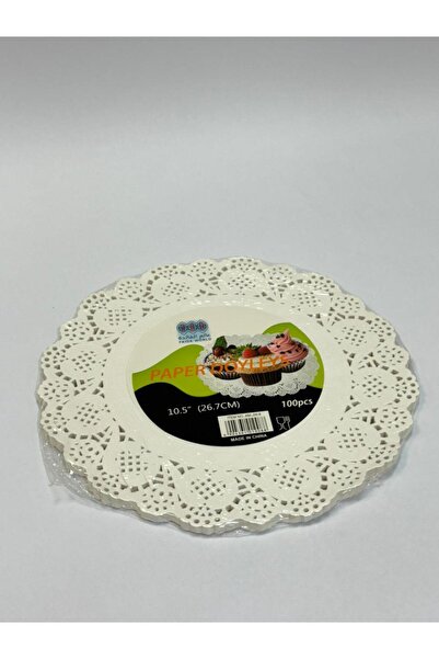 Living 100 pc Round Dessert Mat 27cm