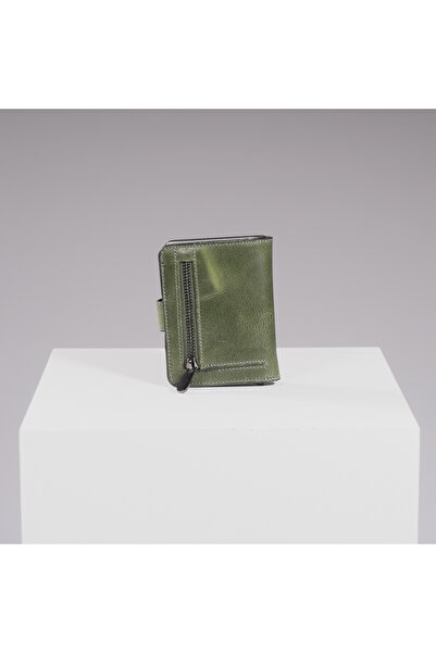 DEERDERİ Thyke Vintage Leather Wallet Card Holder