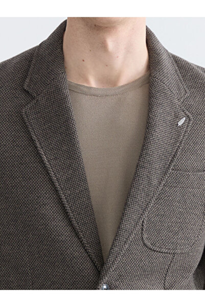 LC Waikiki Бежевий стандартний фасон чоловічий блейзер