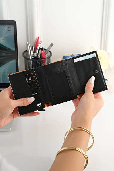 Blatoune Polo Unisex Denim Leather Wallet – Premium Quality Aluminum Mechanism, Card Holder for Women & Men