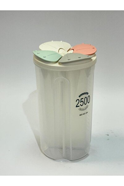 Living Plastic spice container with dividers 2500 ml