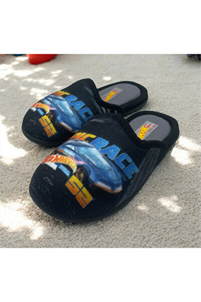 GEZER Car Patterned Boys' Winter House Slippers