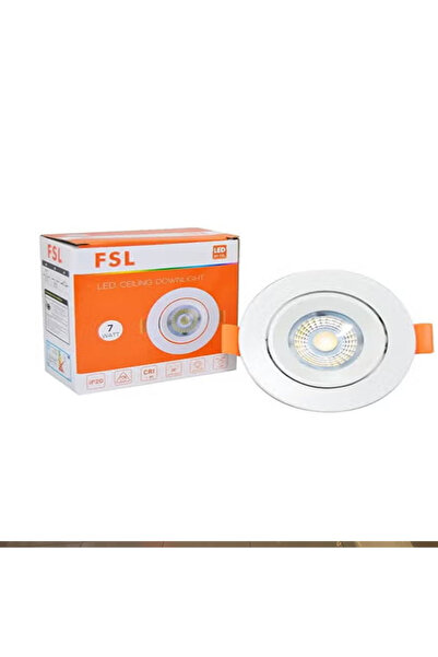 FSL FSL 7W White LED Ceiling Light, Natural 300K