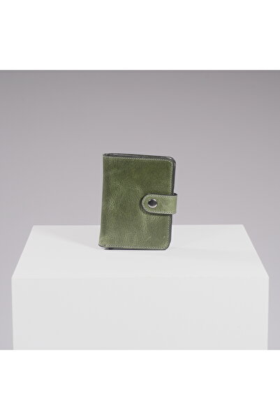 DEERDERİ Thyke Vintage Leather Wallet Card Holder