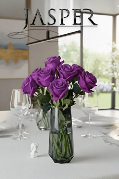 JASPER 1Pc Artificial Purple Rose Valentine's Day Engagement Promise Gift Teacher's Day