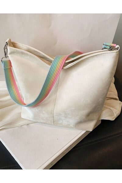 MY VİNTAGE Women's Everyday We Use Most Comfortable Bag Slack Soft Leather Column Strap