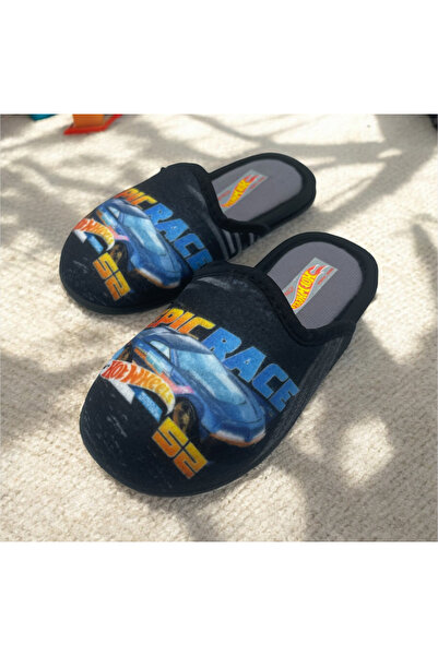 GEZER Car Patterned Boys' Winter House Slippers