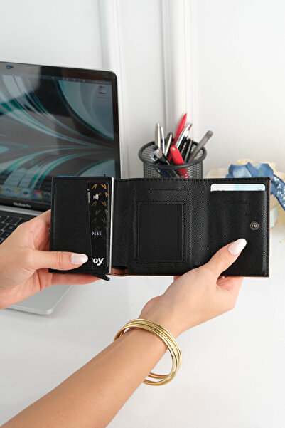 Blatoune Polo Unisex Denim Leather Wallet – Premium Quality Aluminum Mechanism, Card Holder for Women & Men