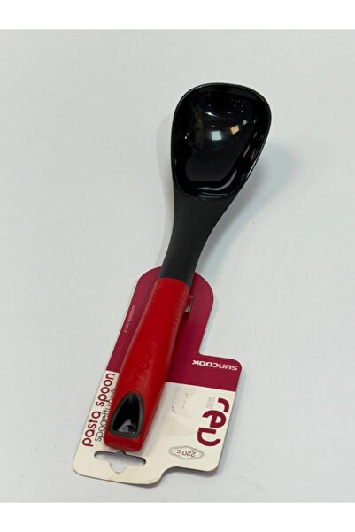 Living ملعقة تقديم حمراء وسوداء