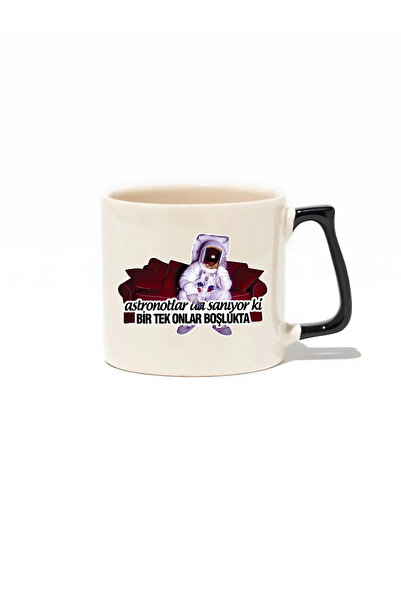 baskigo.com Astronauts Like It Too One Is Enough They'Re in Space Luxury Mug - Gift Ceramic Mug