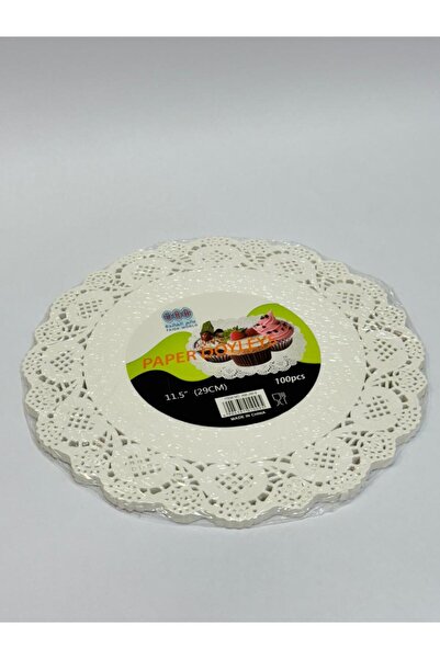 Living 100 pc Round Dessert Mat 30cm