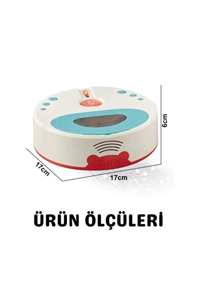 Tıfıl Toys Sweeper Pilli Oyuncak Robot Süpürge