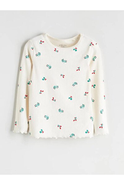 LC Waikiki Crew Neck Floral Baby Girl Pajama Set 2-Piece (W5)