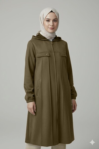 GLR&GYM EVA KADIN BÜYÜK BEDEN SÜET KUMAŞ MEVSİMLİK KAP