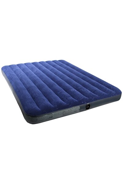 ATS Inflatable mattress for camping, beach, garden, 2 persons, 203 x 152 x 22 cm + 2 pillows and pump