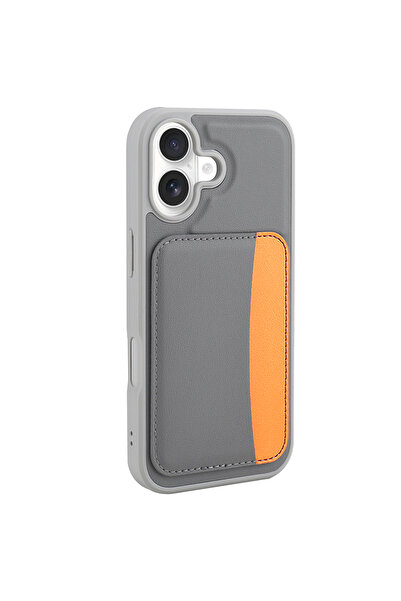 Nezih Case Apple iPhone 17 Compatible Faux Leather Wallet Case with Card Slot