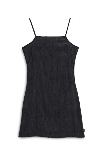 Vans Surf Supply Black Dress - M, Black, 100% viscose