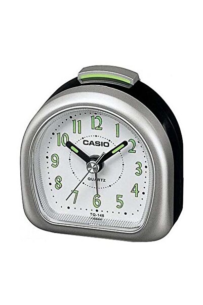 Casio Table Analog Alarm Clock Black/Grey 6.1cm