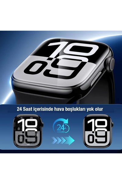 redmud teknoloji 2 Pcs Nano Gelatin Screen Protector Compatible with Apple Watch 4/5/6/Se Series 44 mm